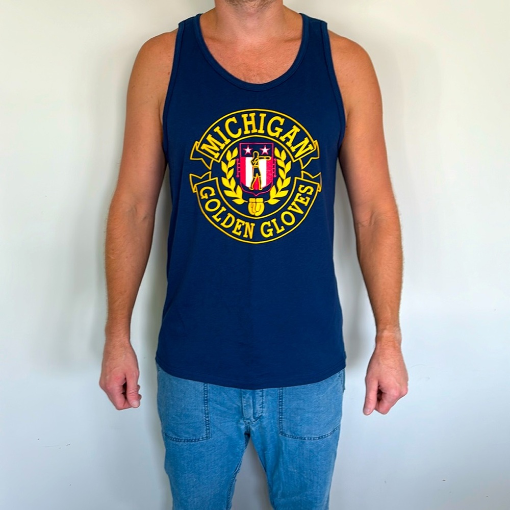 Vintage Golden Gloves Tank Top